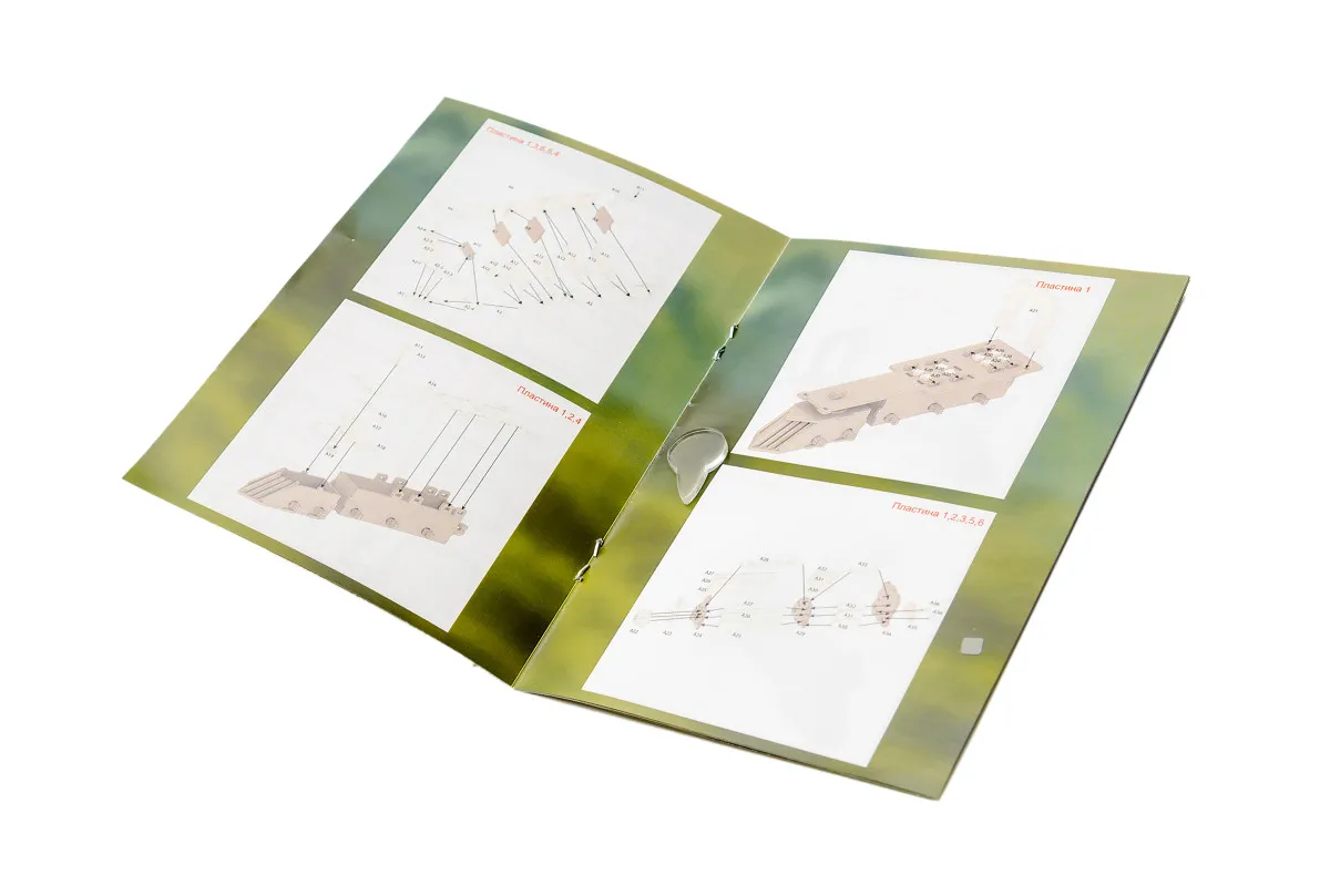 Конструктор дерев’яний 3D "Потяг", 60*13*7 см, Puz-00924 PuzzleOk зображення товару