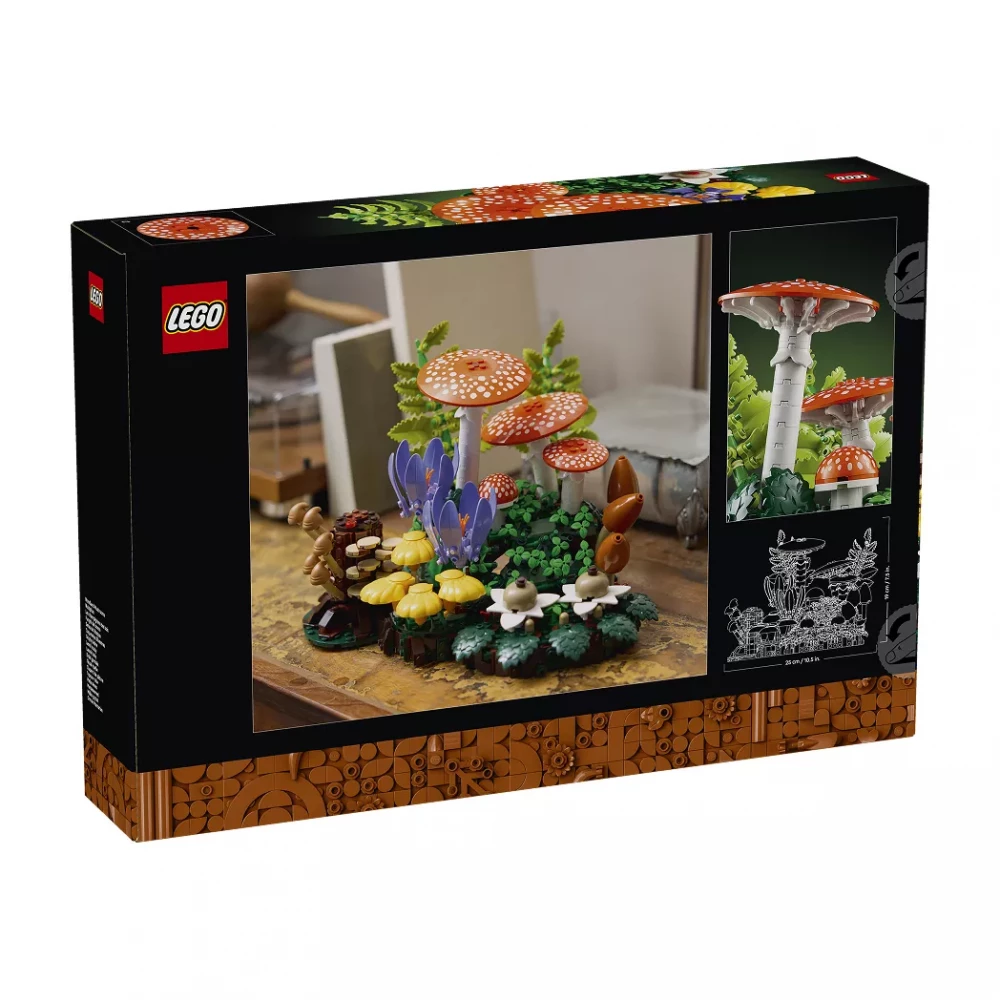 Конструктор Lego Botanicals "Лесные грибы", 11505 фото