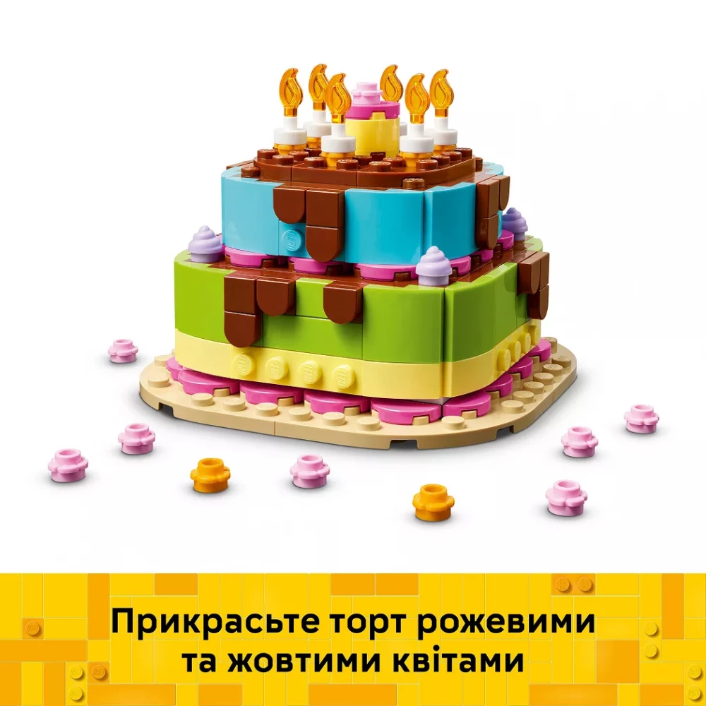 Конструктор Lego Creator "Торт на день рождения", 40815 внешний вид