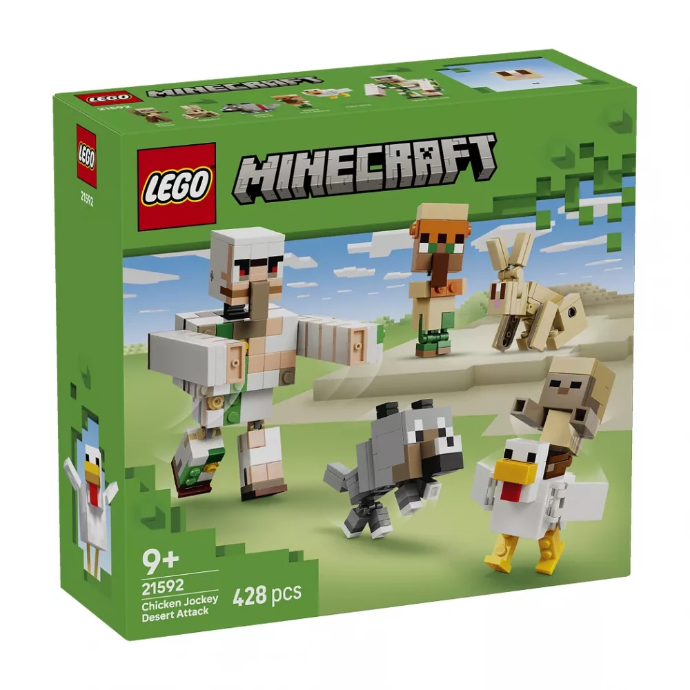 Конструктор Lego Minecraft "Куриный Жокей: атака в пустыне", 21592