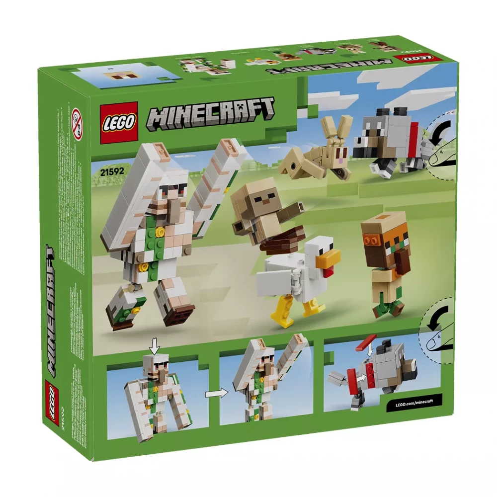 Конструктор Lego Minecraft "Куриный Жокей: атака в пустыне", 21592 фото