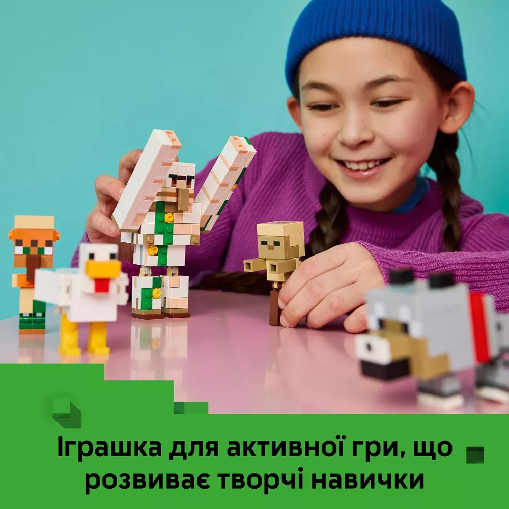 Конструктор Lego Minecraft "Куриный Жокей: атака в пустыне", 21592 внешний вид