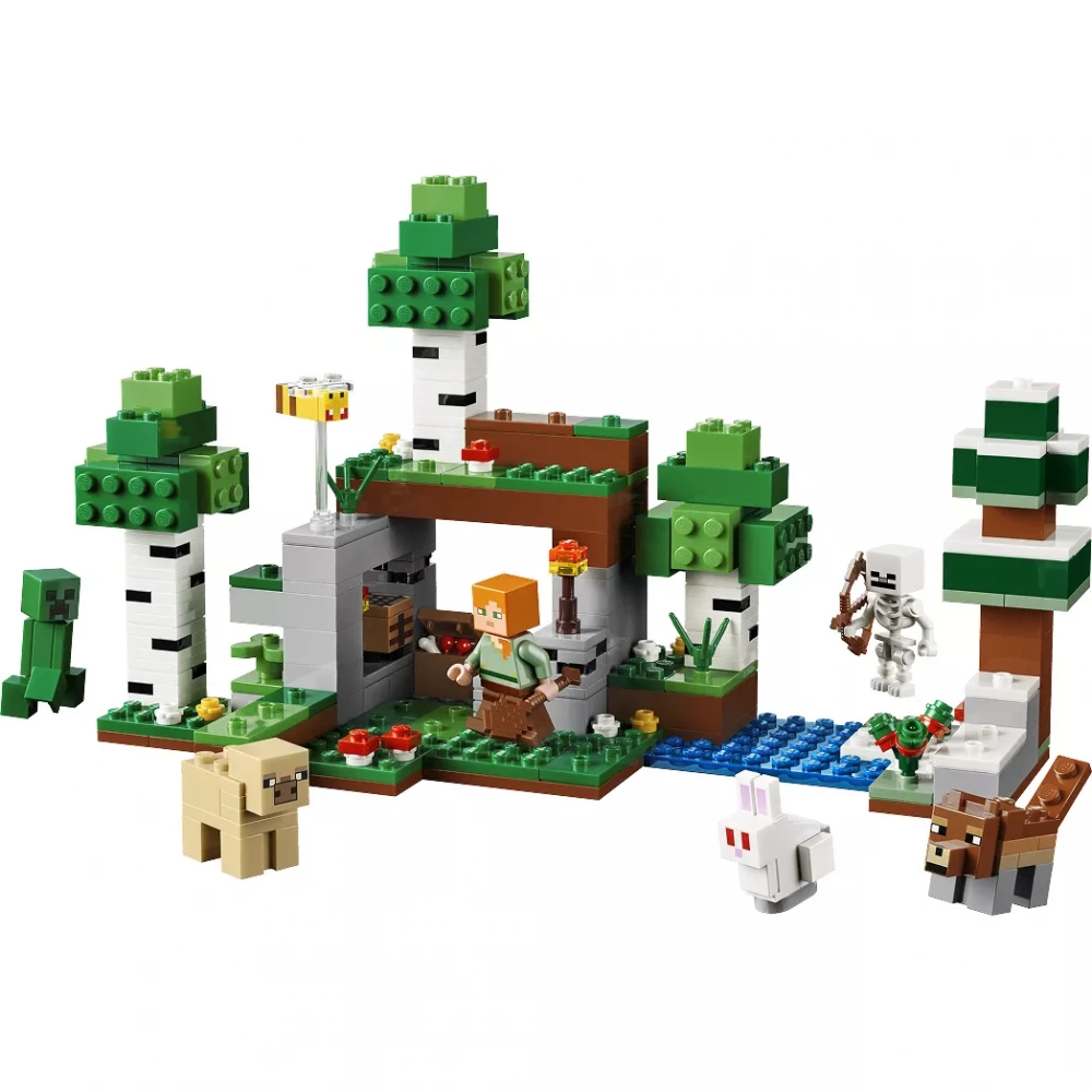 Конструктор Lego Minecraft "Приключение первой ночи", 21593 изображение