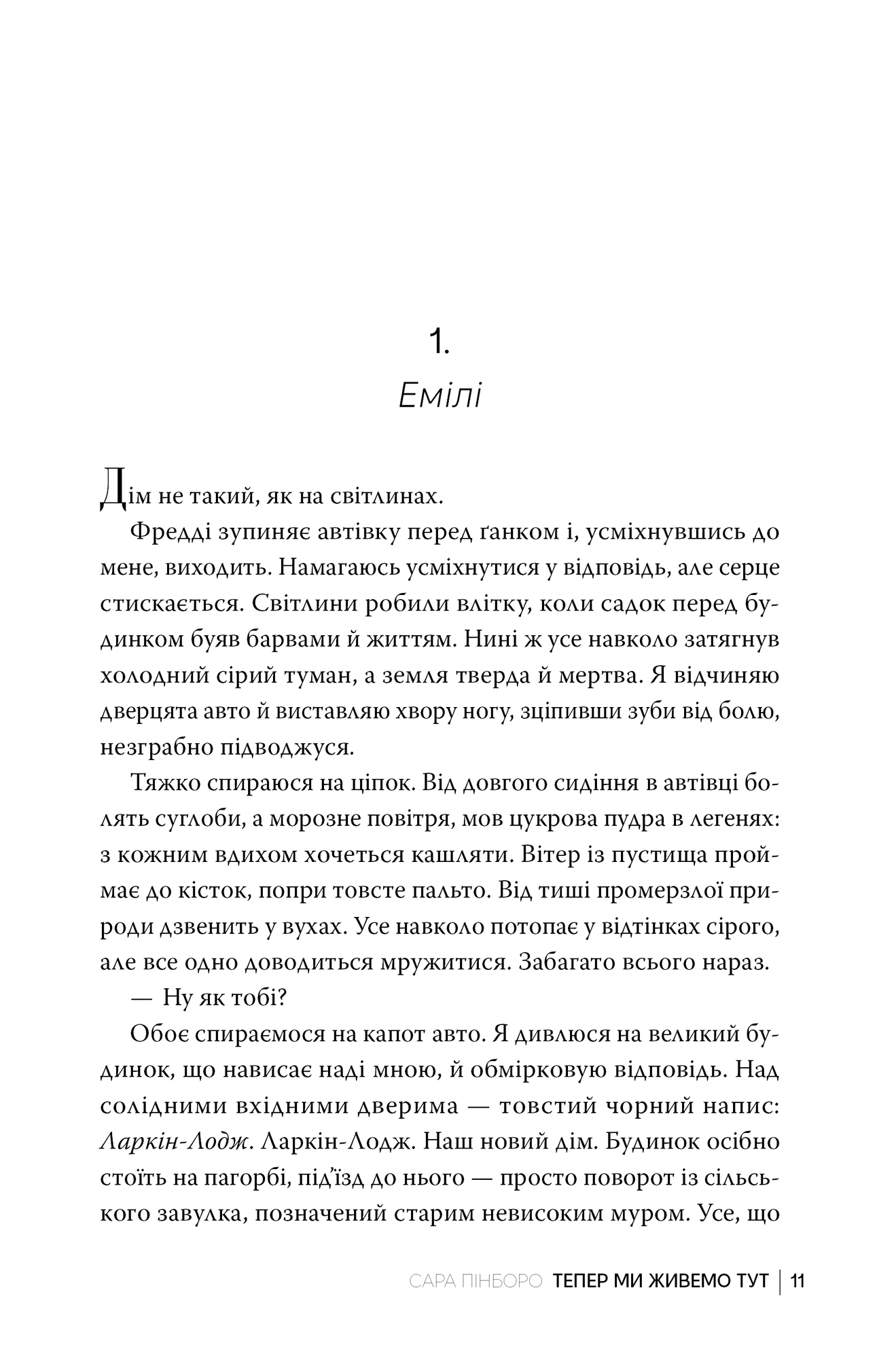Книга "Пінборо С. Тепер ми живемо тут" (у) (1394) зображення