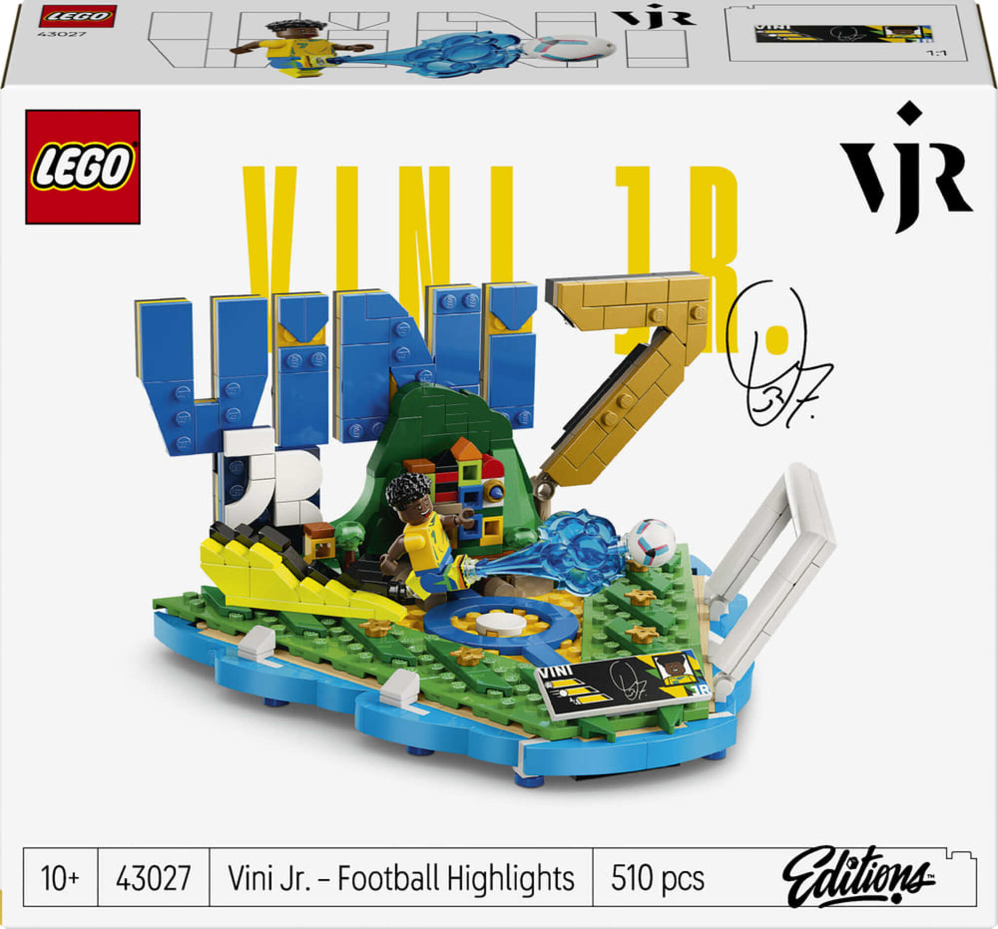 Конструктор Lego Editions "Вінісіус Жуніор — найкращі моменти футбольних матчів", 43027