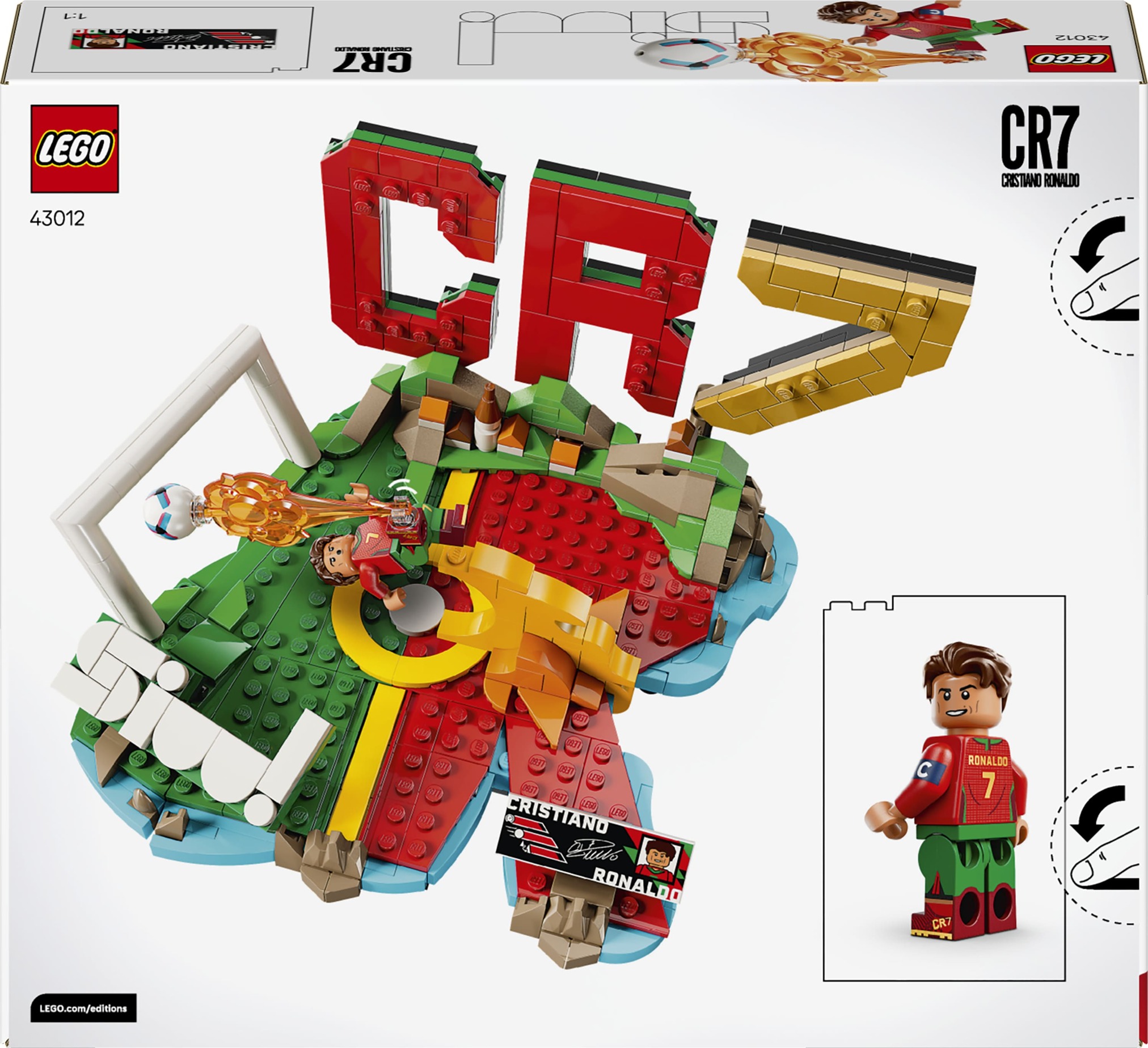 Конструктор Lego Editions "Кріштіану Роналду — найкращі..", 43012 товар