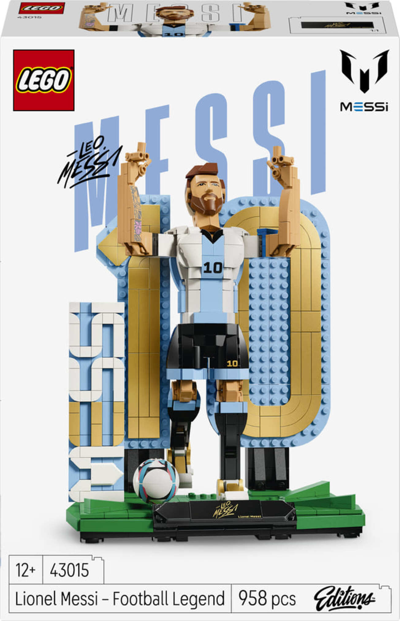 Конструктор Lego Editions "Ліонель Мессі — легенда футб..", 43015