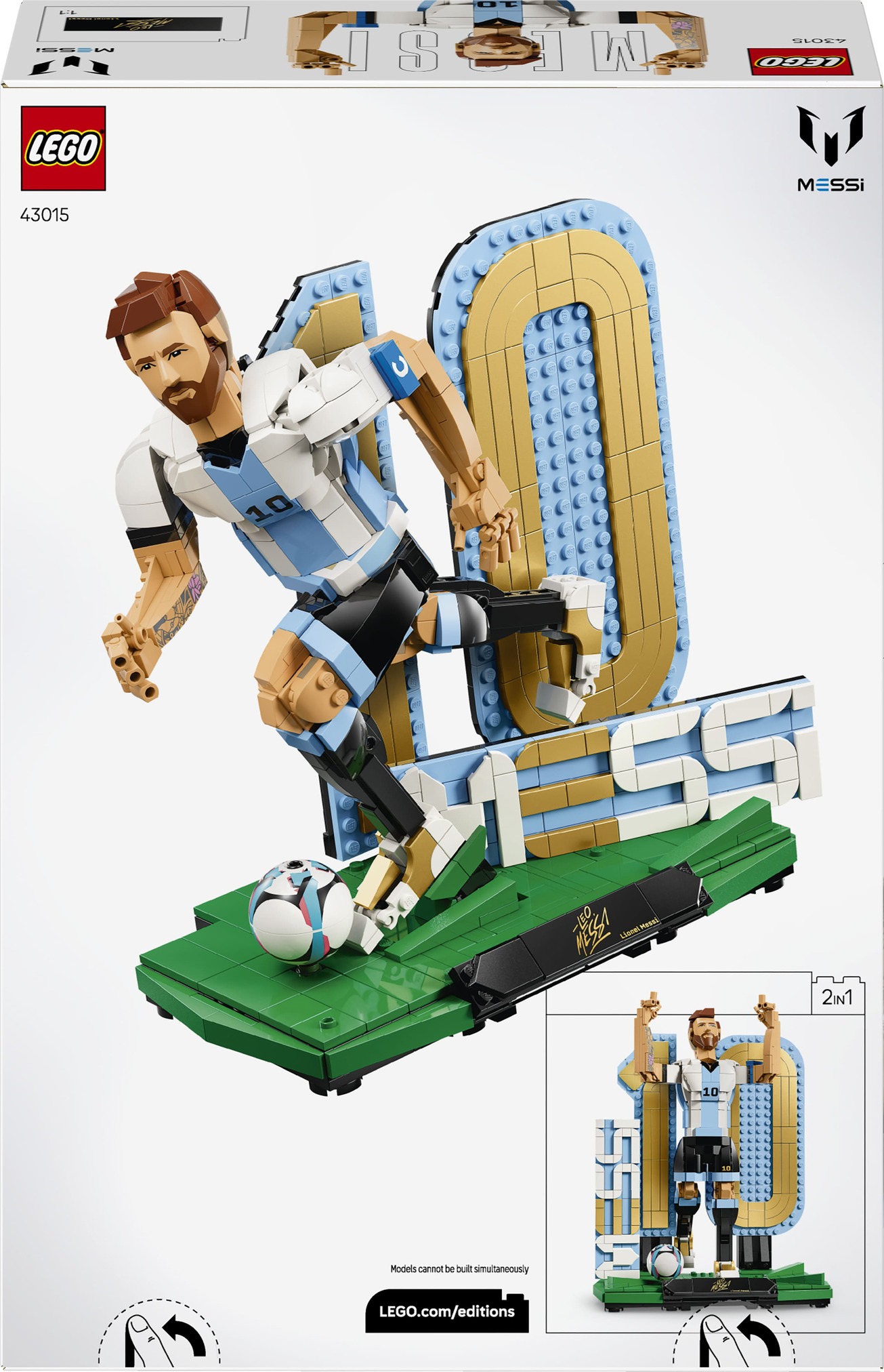 Конструктор Lego Editions "Ліонель Мессі — легенда футб..", 43015 продукт