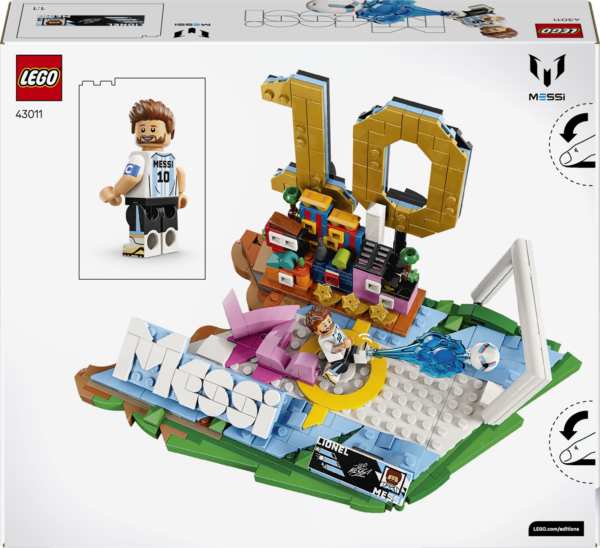 Конструктор Lego Editions "Ліонель Мессі — найкращі мом..", 43011 товар