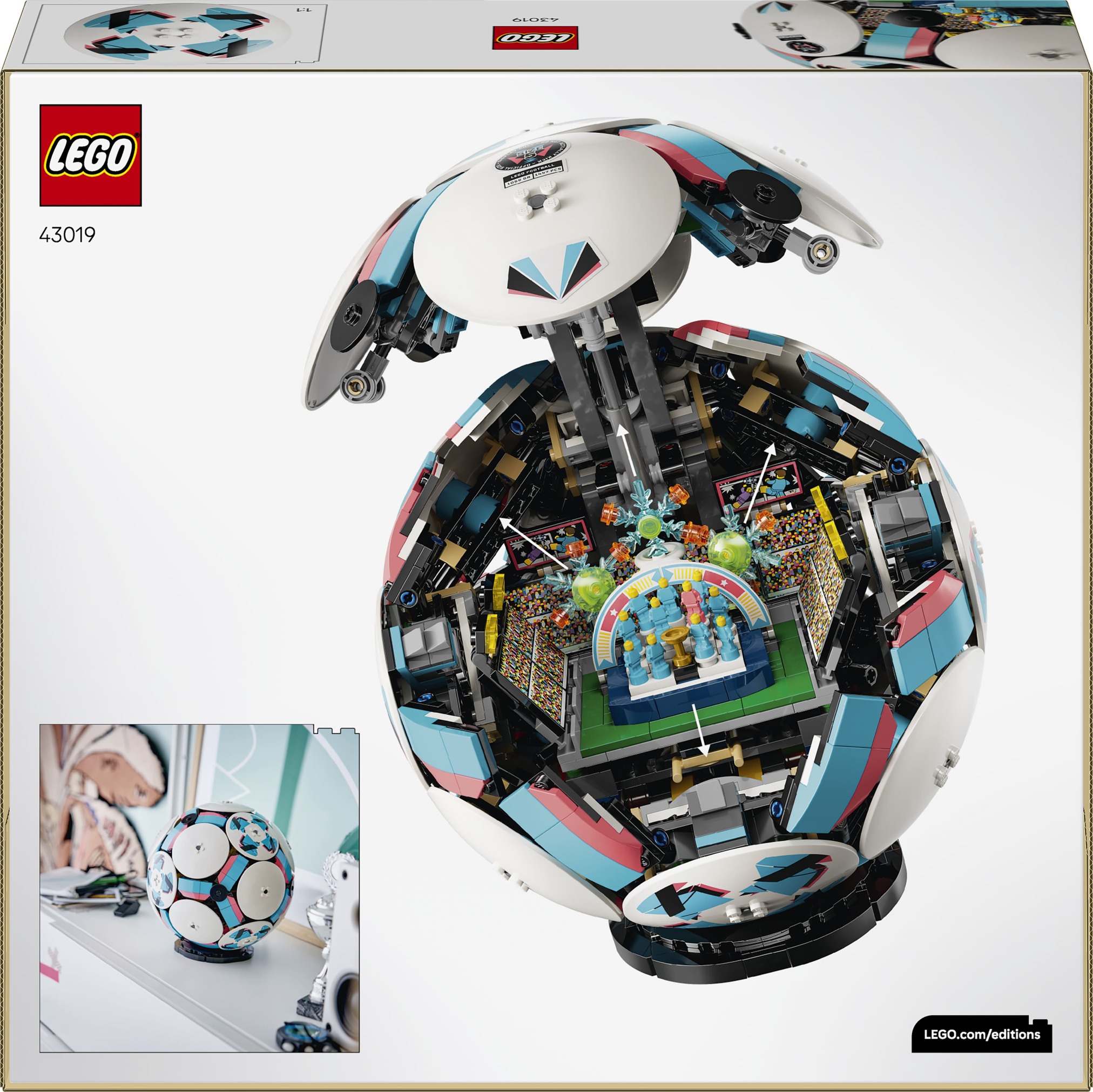 Конструктор Lego Editions "Футбольний м’яч", 43019 відгуки