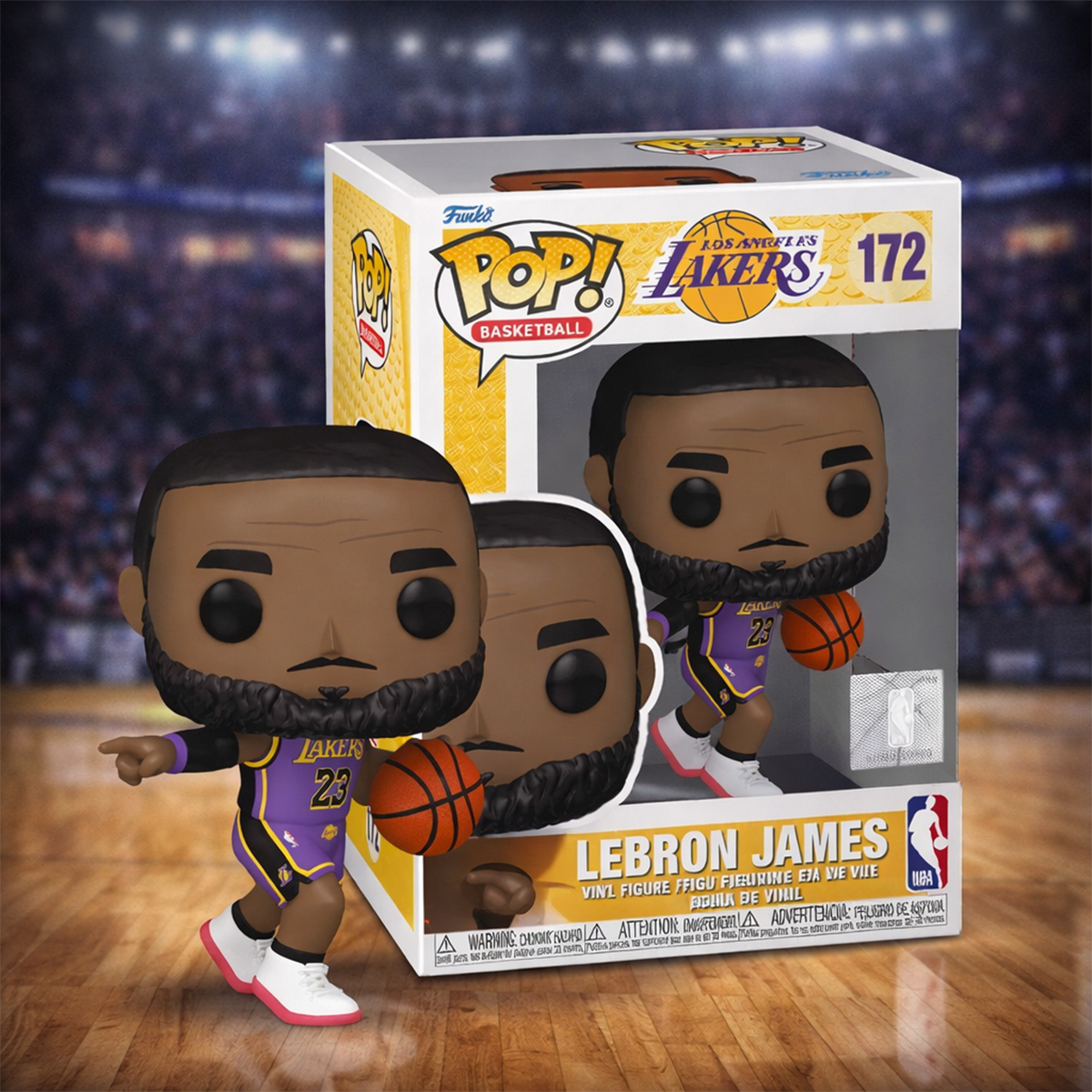 Ігрова фігурка FUNKO POP! серії "NBA: Los Angeles Lakers" - ЛЕБРОН ДЖЕЙМС, 75117 зображення