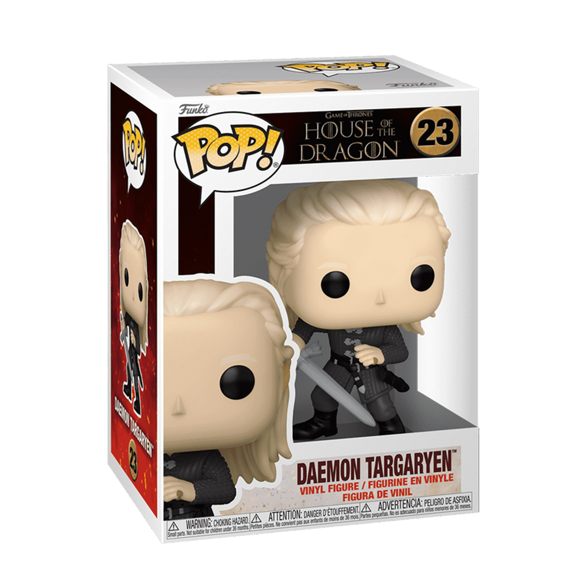 Ігрова фігурка FUNKO POP! серії "Дім Дракона" S4 - ДЕЙМОН ТАРҐАРІЄН З МЕЧЕМ, 83464 фото