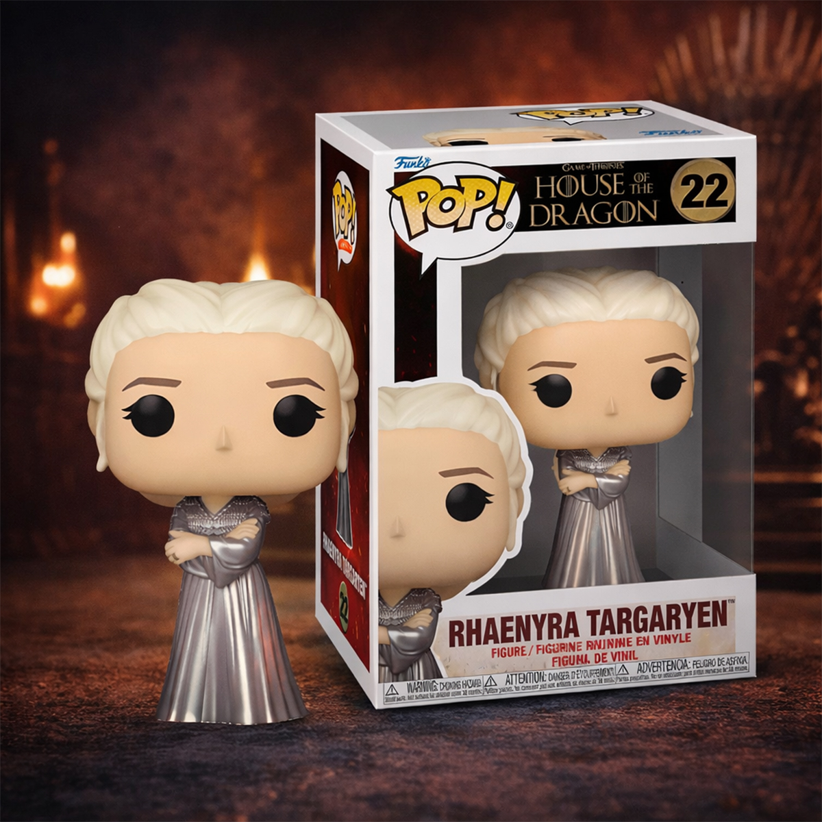 Ігрова фігурка FUNKO POP! серії "Дім Дракона" S4 - РЕЙНІРА ТАРҐАРІЄН, 83465 зображення