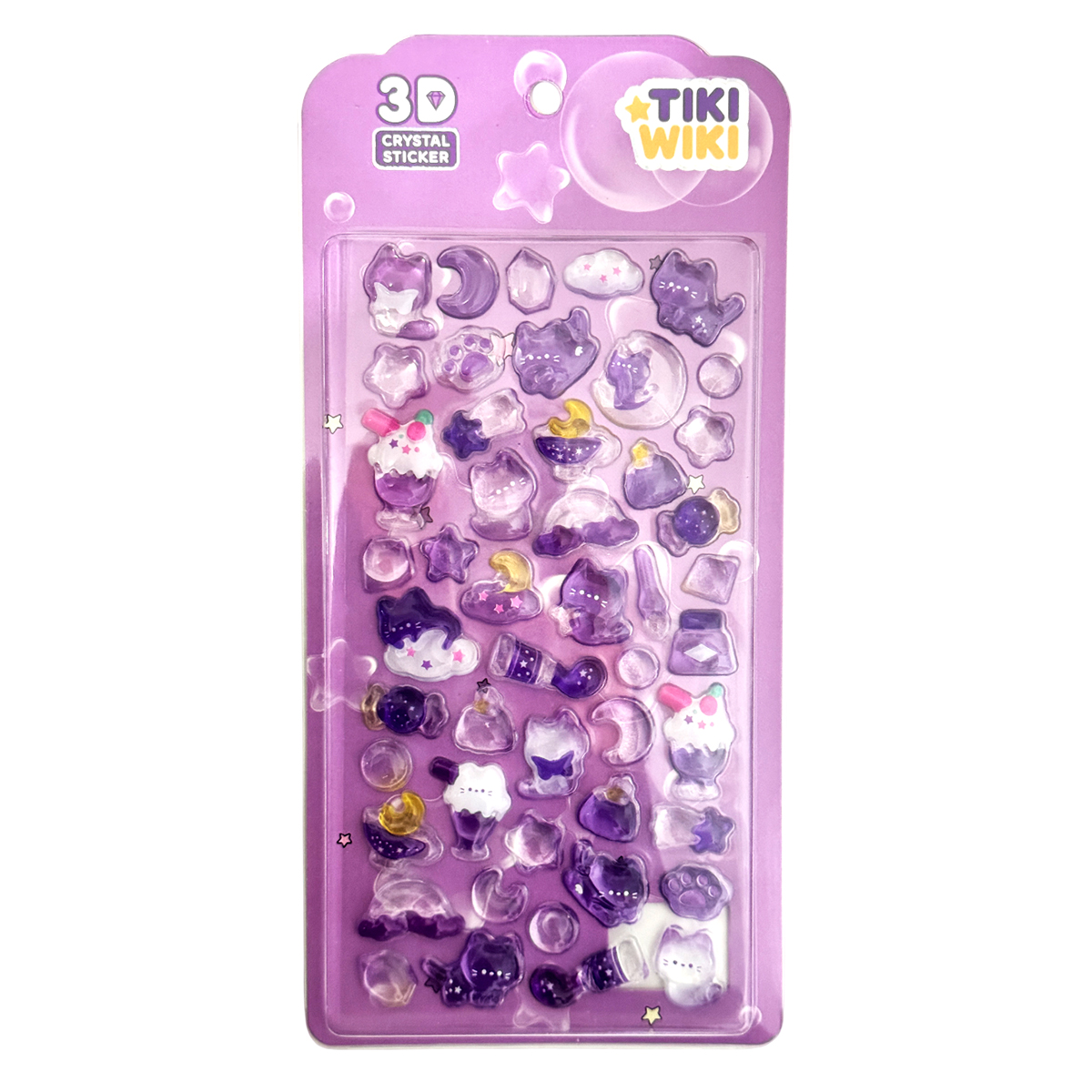 Набір 3D-наліпок TIKI WIKI серії "Crystal" – Тікі Зоряні Сни, 25ESE009-07