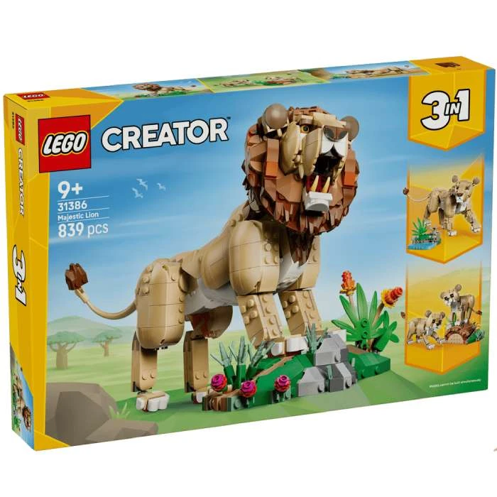 Конструктор Lego Creator "Дикі тварини: Величний лев", 6585562