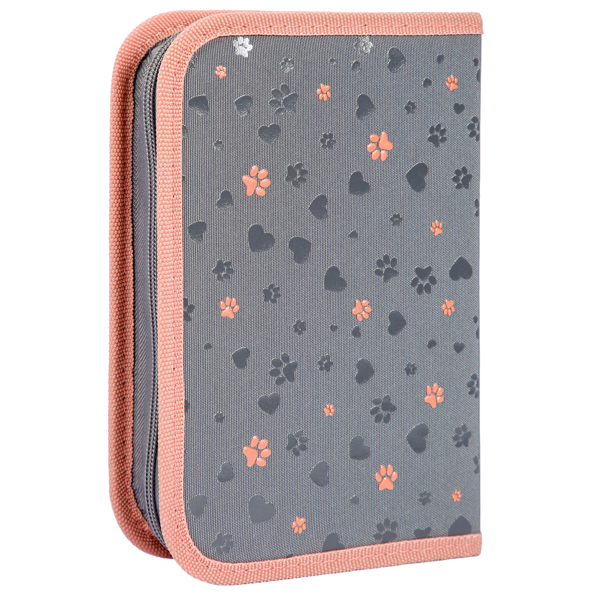 Пенал жесткий Yes одинарный без клапана HP-02 "Cute paws", 533866 изображение