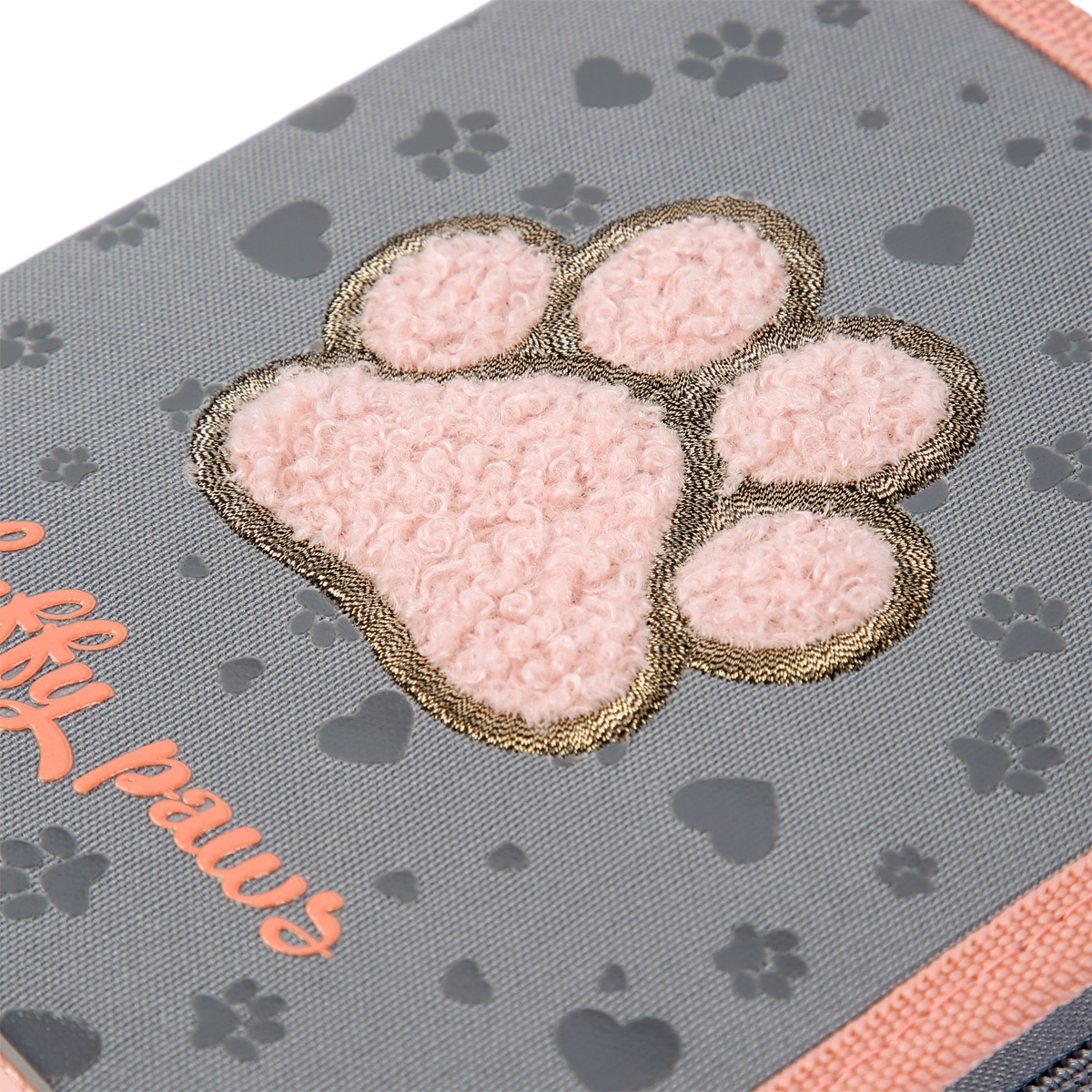 Пенал жесткий Yes одинарный без клапана HP-02 "Cute paws", 533866 вид товара