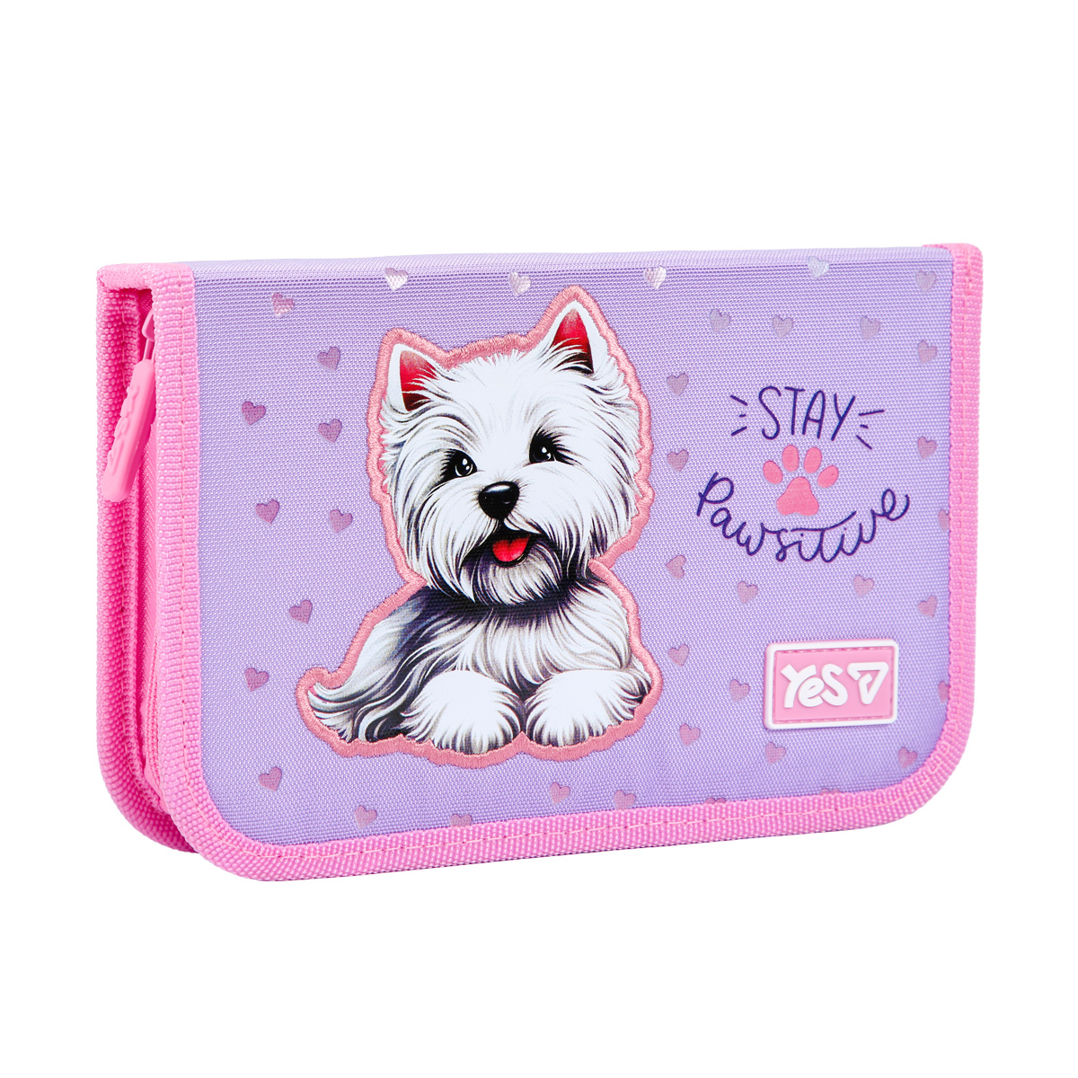 Пенал твердий Yes одинарний без клапана HP-02 "Pawesome", 533723