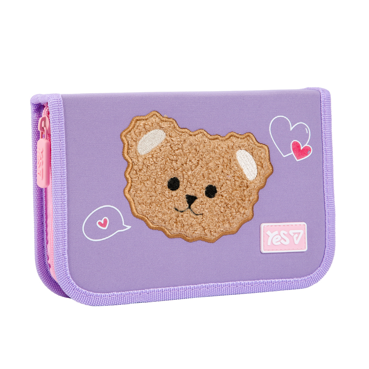 Пенал твердий Yes одинарний з клапаном HP-03 "Bear Rules", 533728
