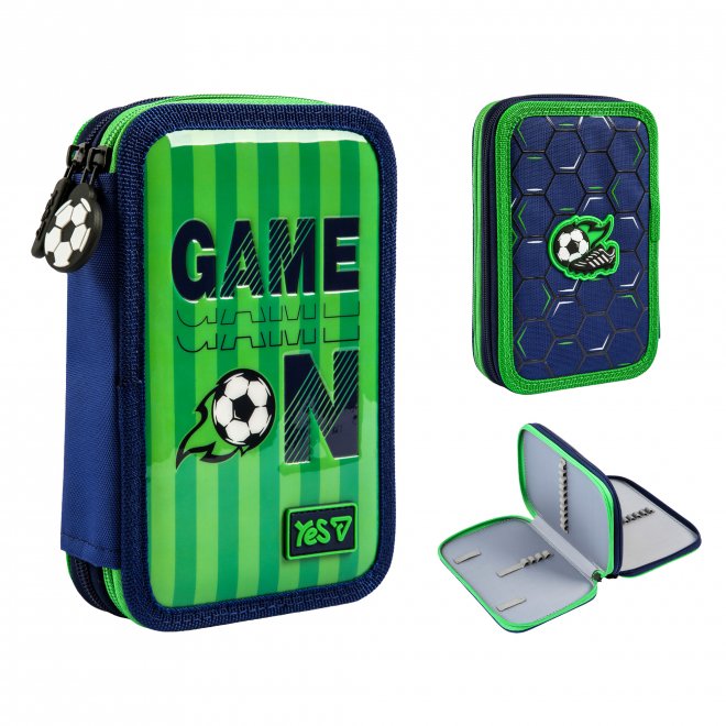 Пенал твердий Yes подвійний HP-01 "Football Fan", 533714 товар