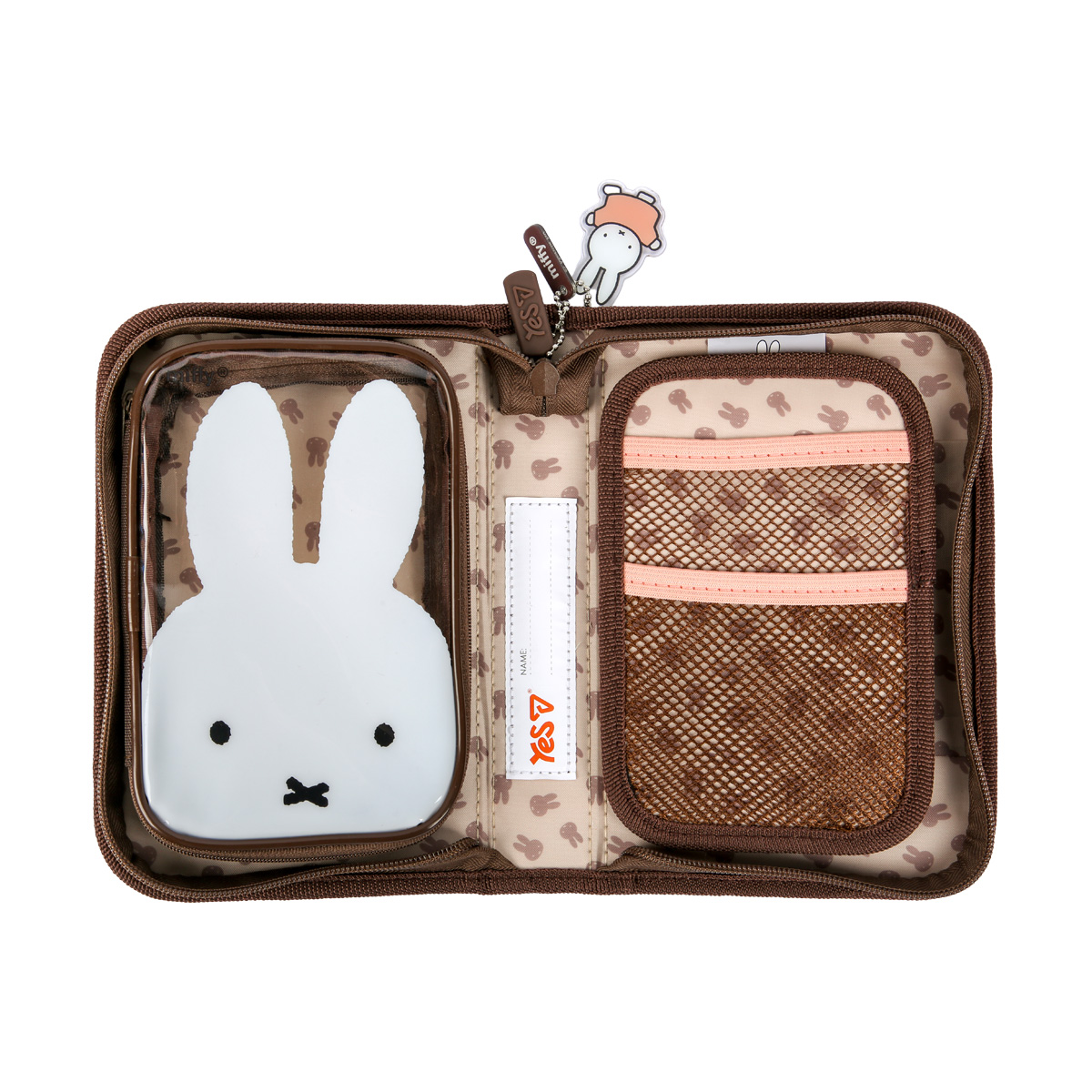 Пенал твердий з 1 клапаном та прозорою кишенею Yes HP-04-N "Miffy Bunny", 533750 зображення товару