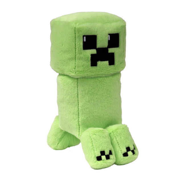 Дитяча іграшка м’яконабивна TY Minecraft Зелений "КРІПЕР" 15 см, 41743