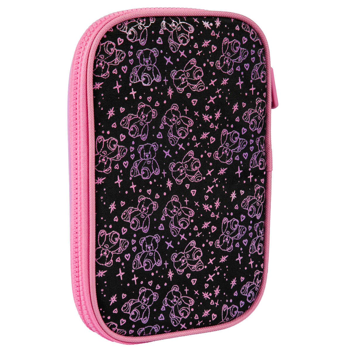 Пенал м’який з LED Yes PH-35 "Pink Bear", 533777 зображення товару