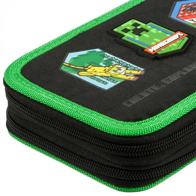 Пенал твердий Yes подвійний HP-01 "Minecraft Adventure", 533718 зовнішній вигляд