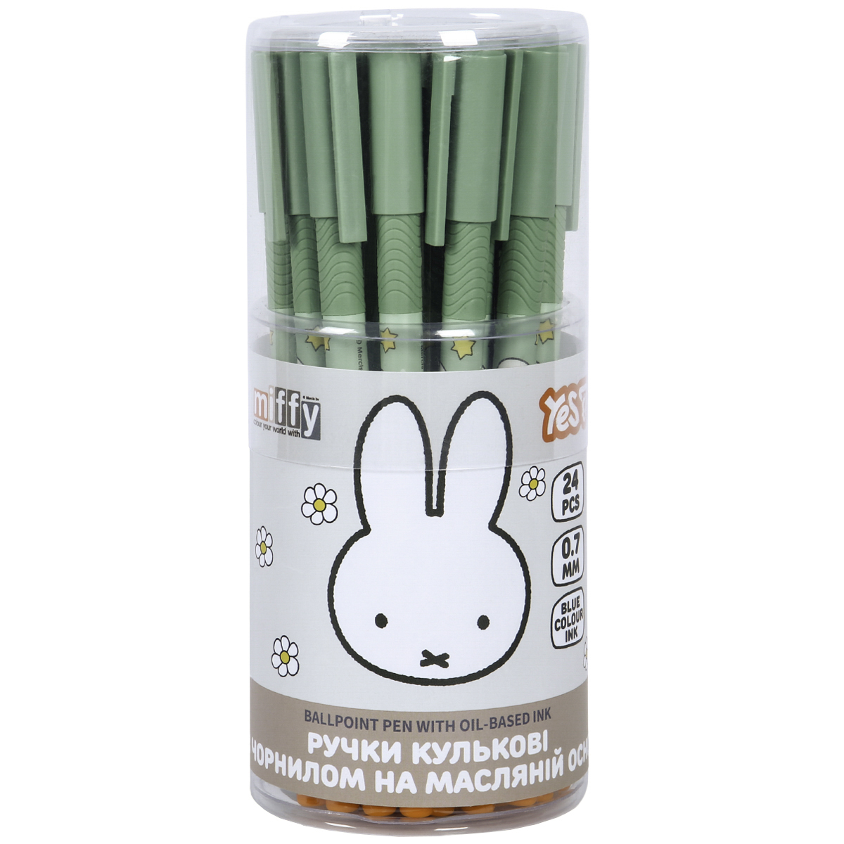 Ручка кулькова Yes "Miffy" 0,7 мм, синя, 412298 фото