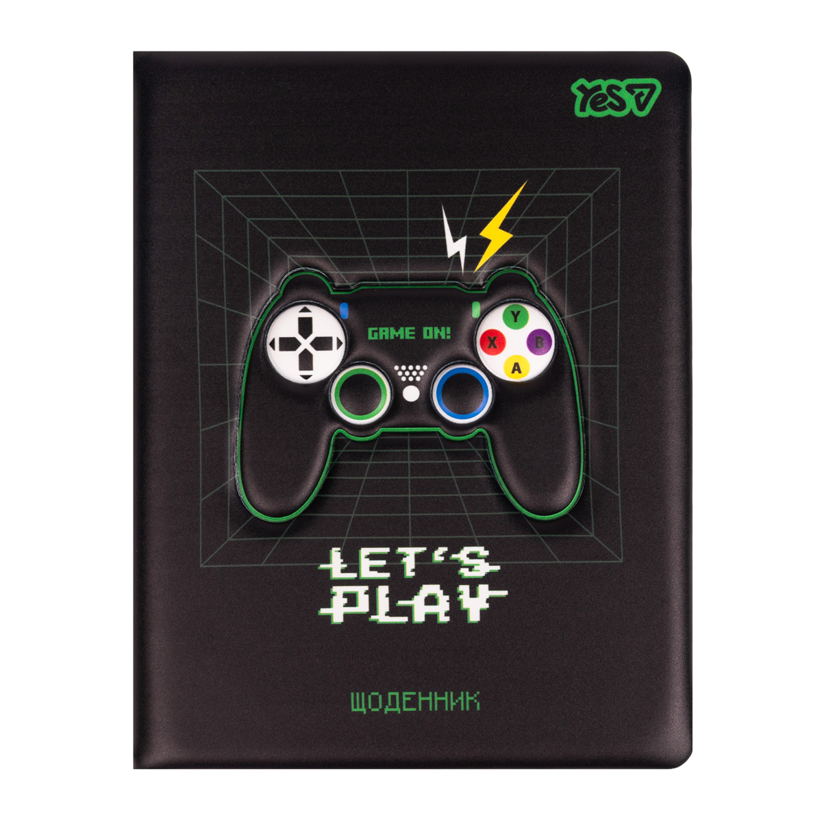 Щоденник шкільний Yes "Gamepad" PU, твердий, A5, 40 арк., 911695