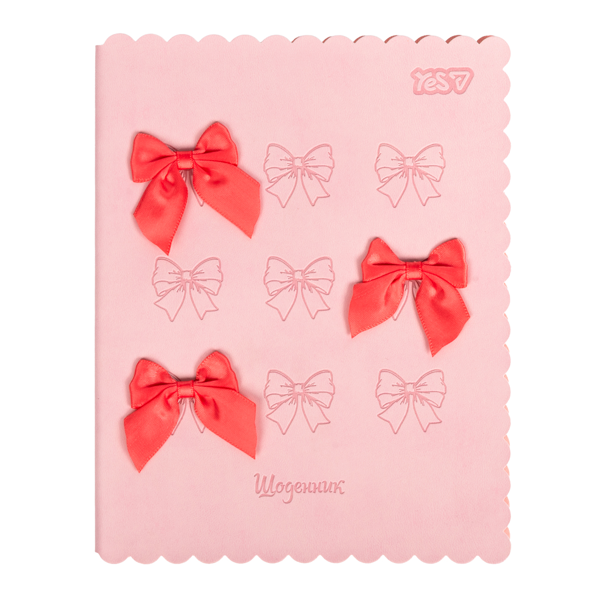 Дневник школьный Yes "Ribbons" PU, интегральный, A5, 40 л.,911696