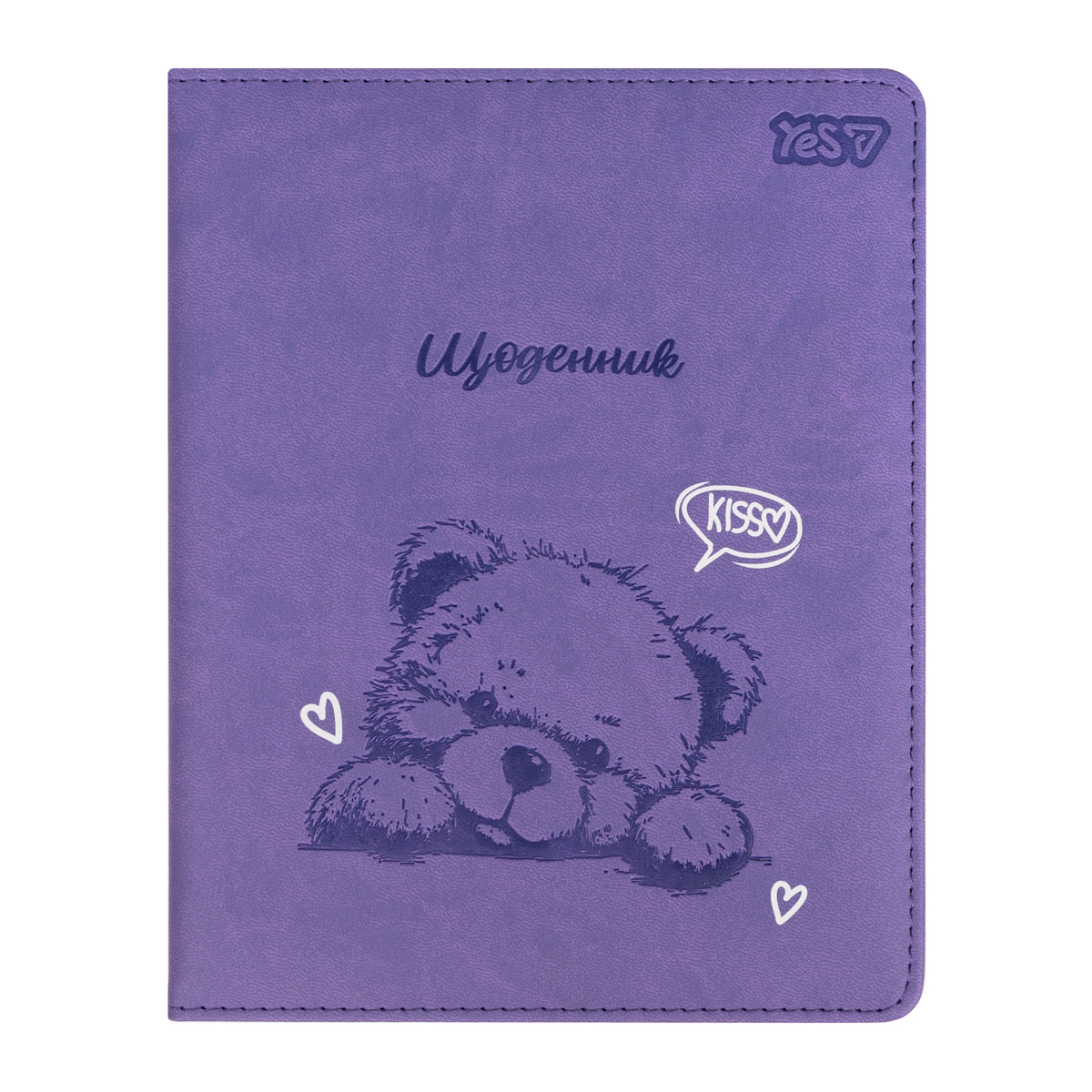 Дневник школьный Yes "Teddy Kiss" PU, твердый, A5, 40 л., 911688