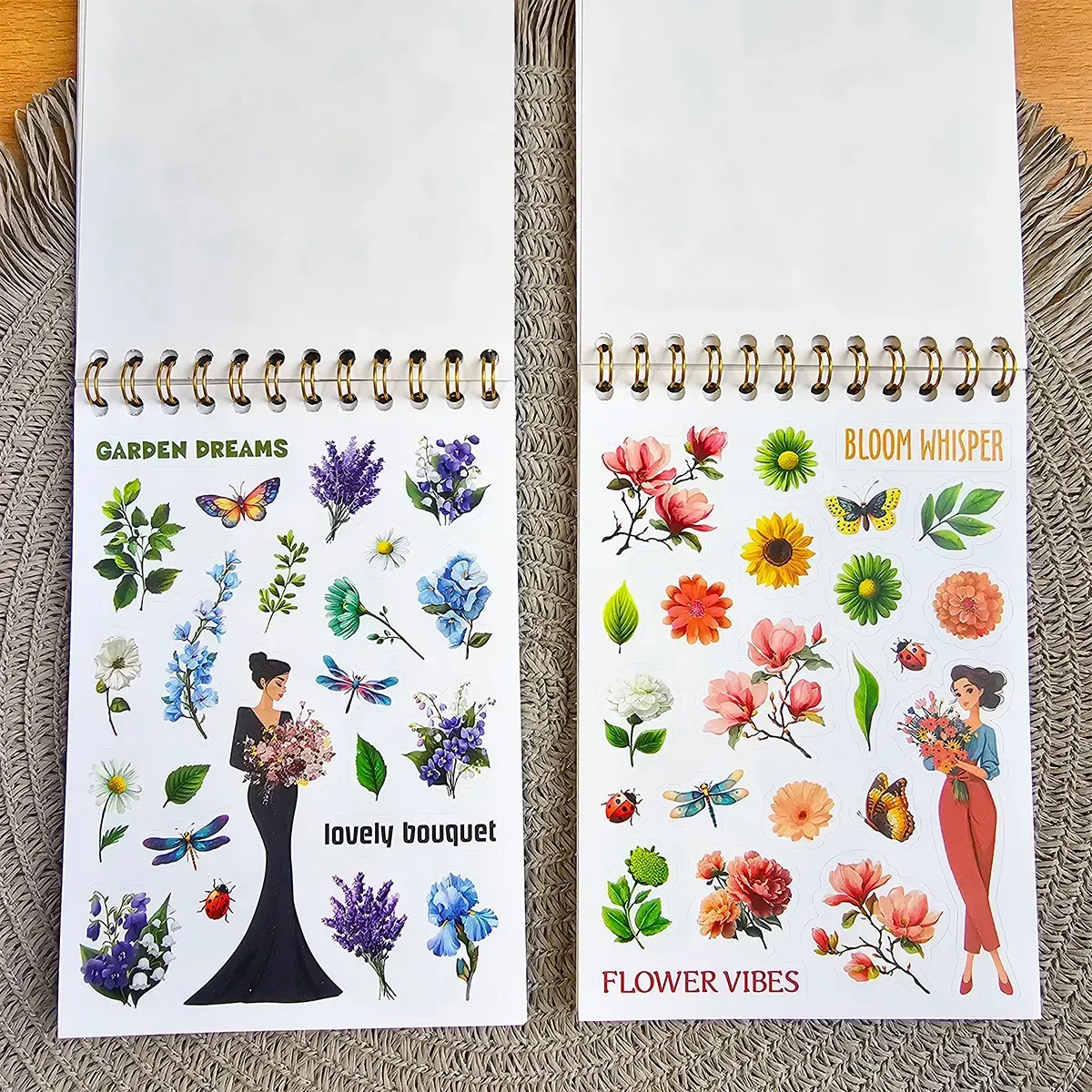 Книга с наклейками, "Sticker Book MriyTaDiy" №14 Цветочный, MTD-1165 внешний вид