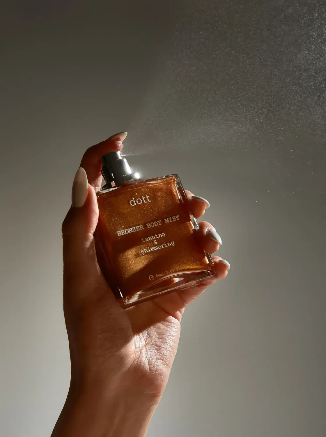 Бронзер спрей для тіла "Bronzer Body Mist", 60 мл, ТМ Dott фото