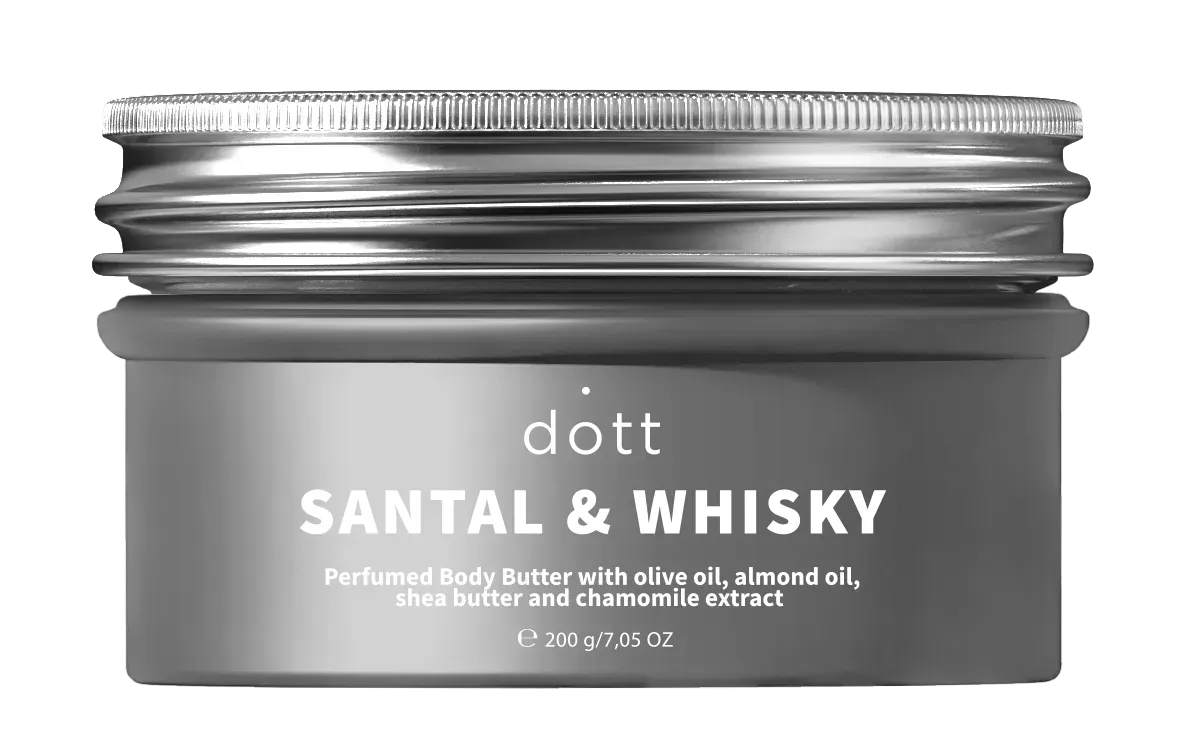 Парфумований батер для тіла "SANTAL & WHISKY", ТМ Dott