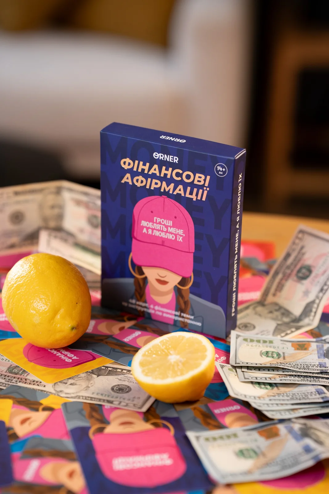 Картки з афірмаціями "Гроші люблять мене", orner-3633 зображення