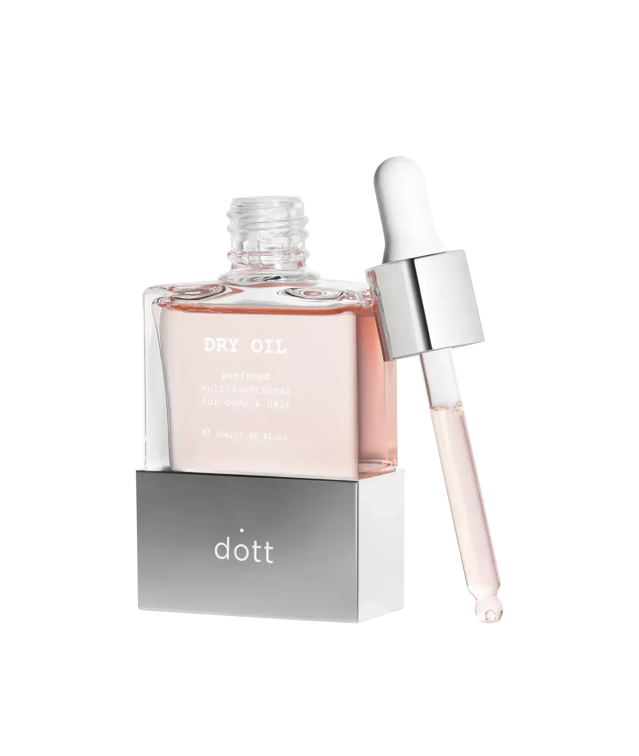 Суха олія для тіла та волосся "Apricot & Amber", ТМ Dott