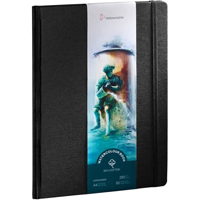 Скетчбук для акварели Watercolour Book 100% Cotton, 30а, 250г СР, А4, Hahnemuhle, 10625354