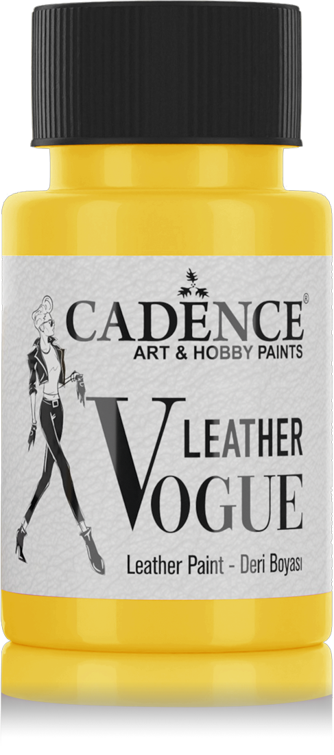 Фарба по шкірі Vogue Leather Paint, 50 мл,жовтий, 470564