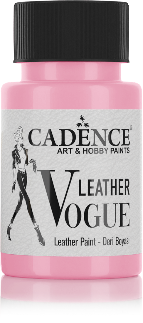 Фарба по шкірі Vogue Leather Paint, 50 мл,рожевий, 470567