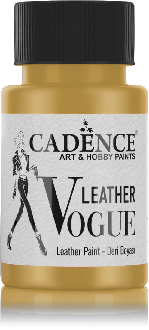 Краска по коже металлик Vogue Leather Paint, 50 мл,золотой, 470578