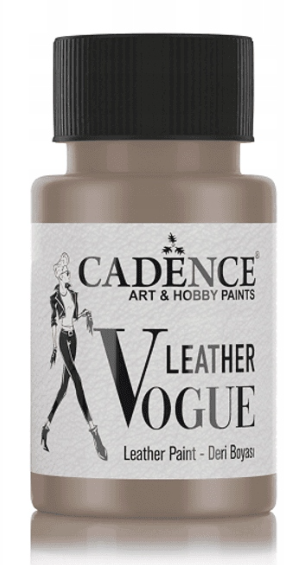 Краска по коже металлик Vogue Leather Paint, 50 мл, черный, 470583