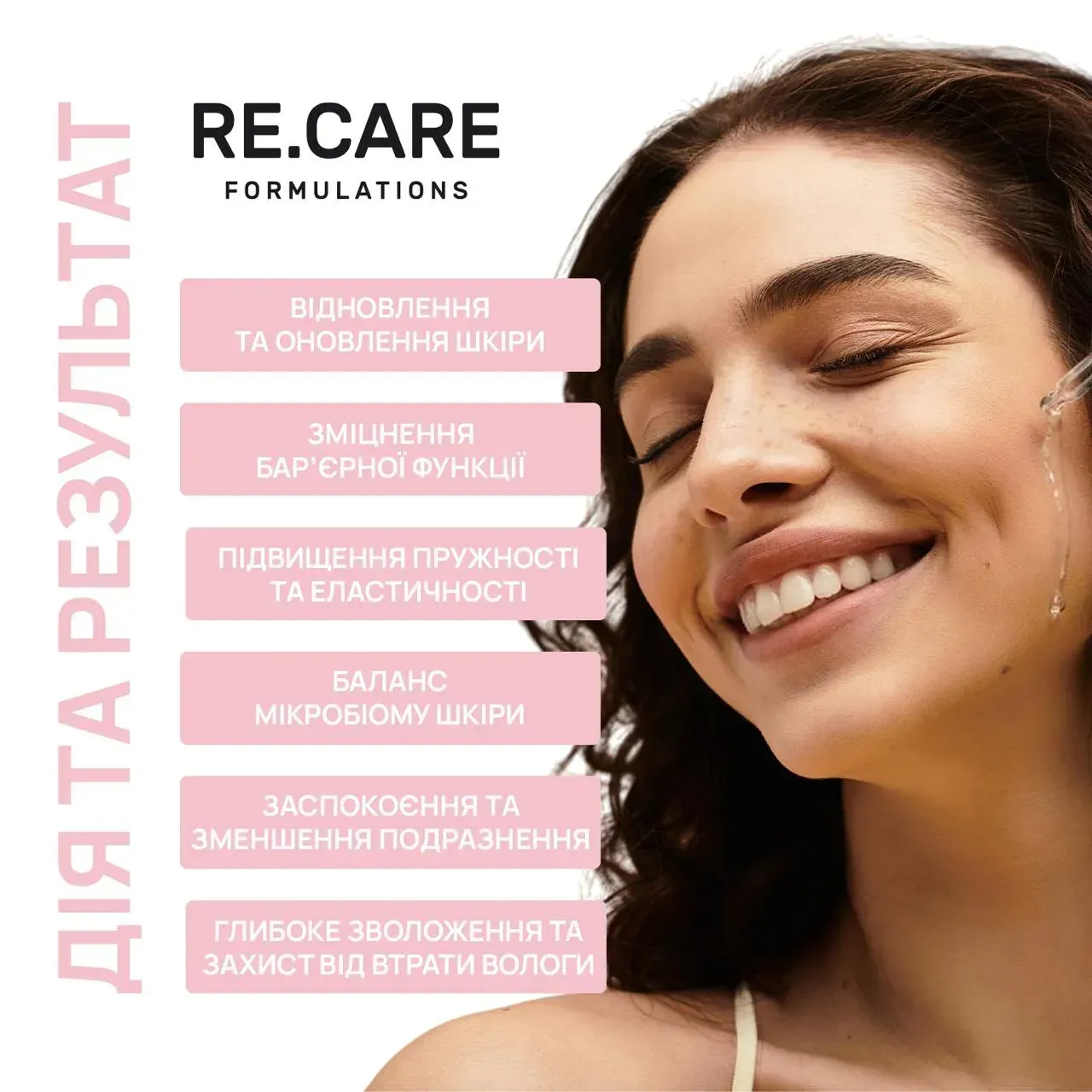 Сироватка з PDRN спікулами для відновлення шкіри обличчя Repair PDRN Spicule Serum RECARE 30 мл, 290179 фото