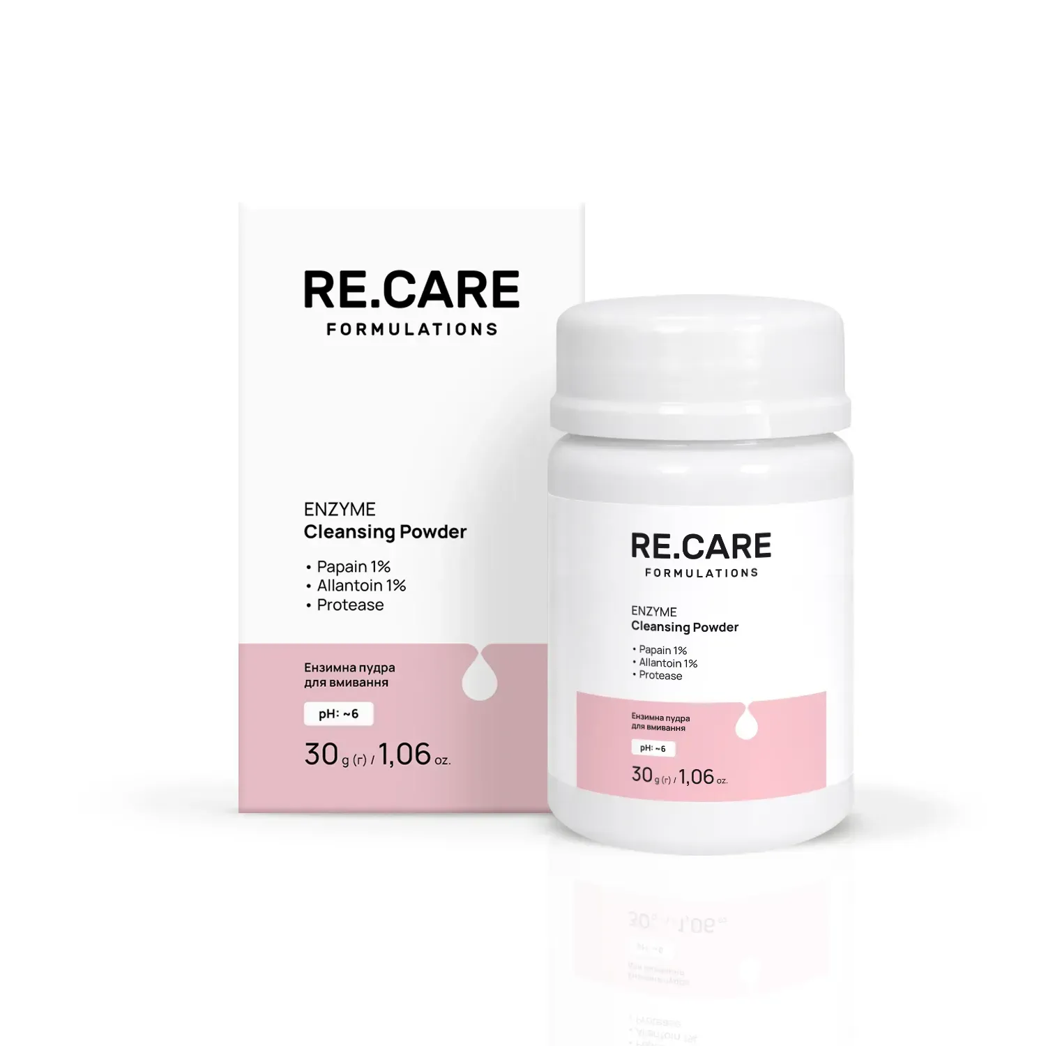 Ензимна пудра для вмивання Enzyme Cleansing Powder RECARE 30 г, 290015