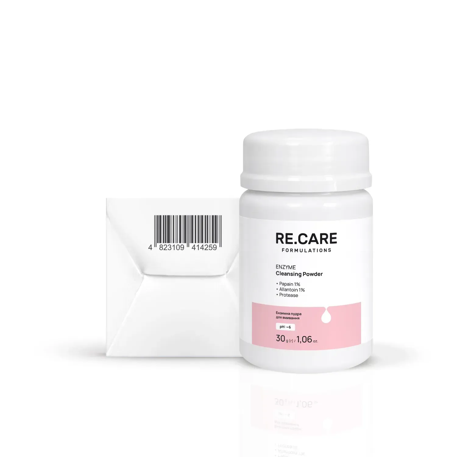 Ензимна пудра для вмивання Enzyme Cleansing Powder RECARE 30 г, 290015 зовнішній вигляд