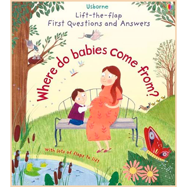 Книга "Lift-The-Flap Where do babies come from?" (а) (8824)