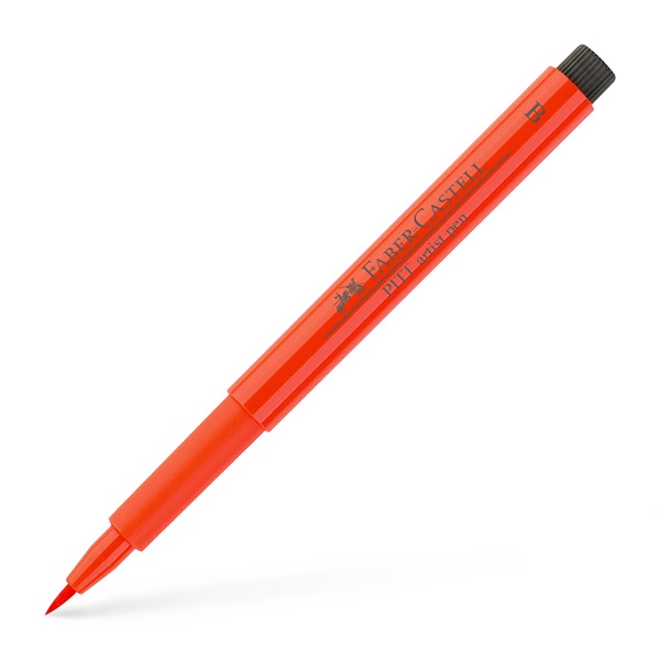 Ручка капілярна PITT Brush Artist Pen 118 пурпурово-червоний, 167418 Faber-Castell