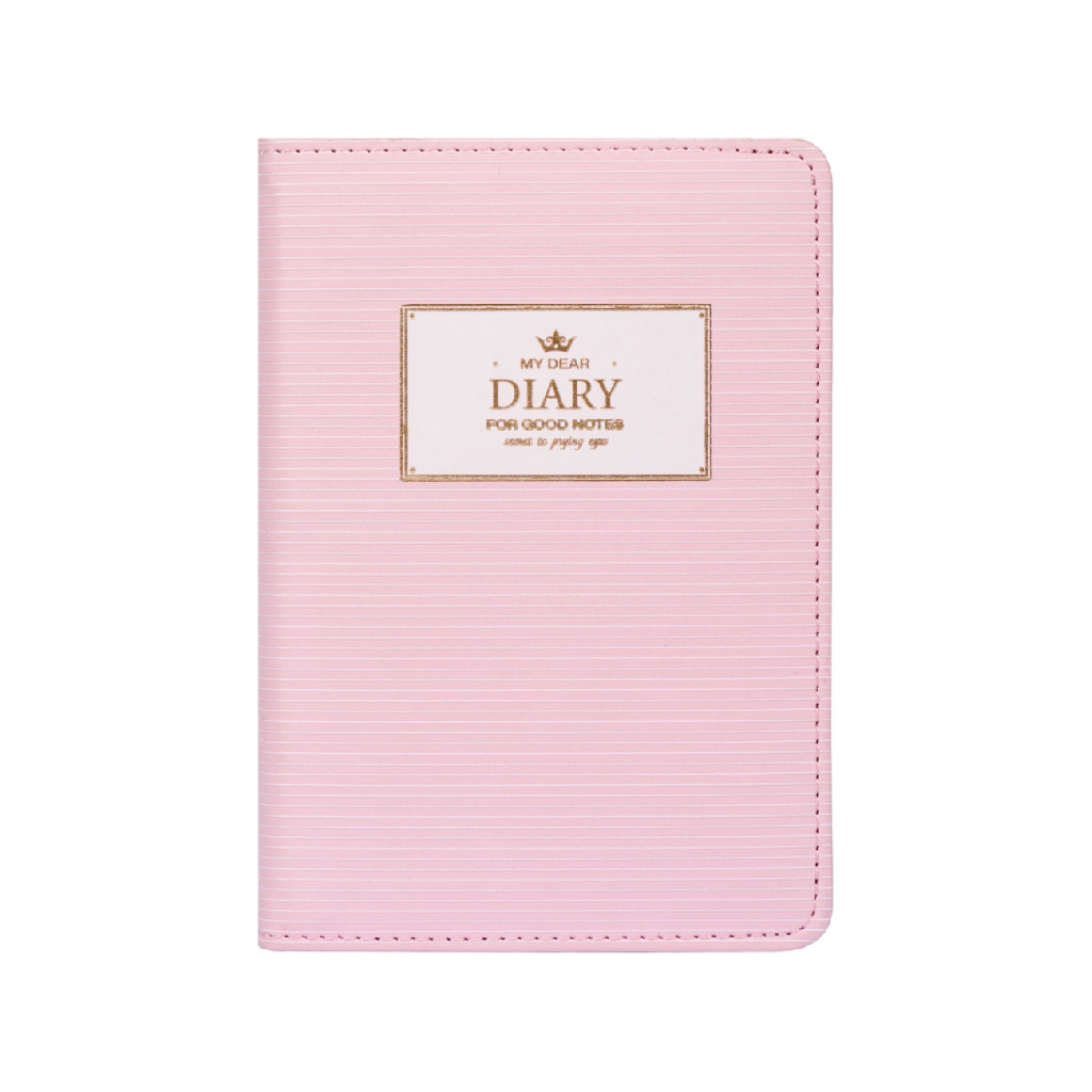 Ежедневник недатированный А6 "Margot pink", тверд., 320 стр., розовый, 252097 Yes