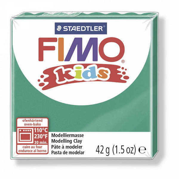 Пластика Fimo kids, зеленая, 42 г 1