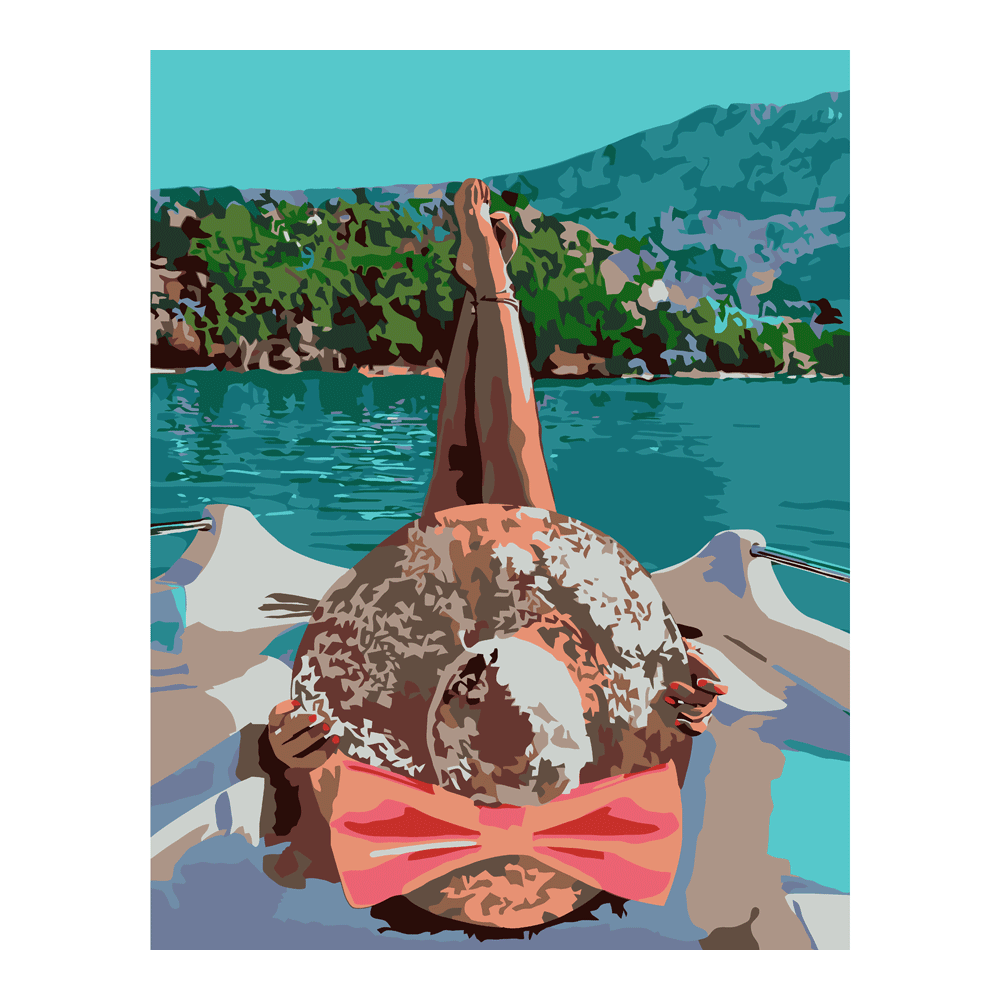 Картина по номерам "Relax" 35*45 см, Rosa Start